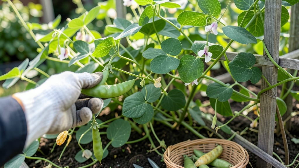 When to Harvest Peas: Snap Test for Sweetness Without Cutting Pods