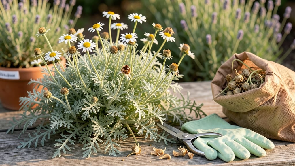 How to Harvest Chamomile Seeds: When Pods Turn Brown & Crack Open Naturally