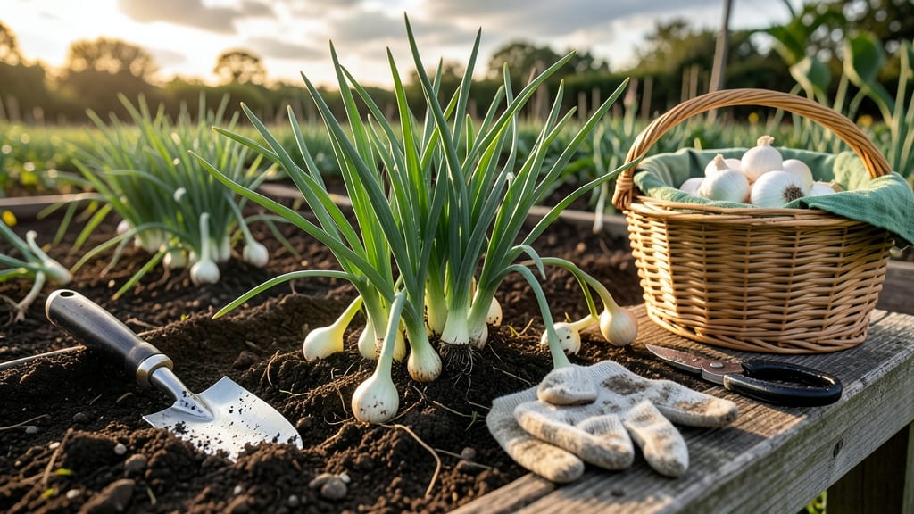When to Harvest Shallots: Leaf Color & Bulb Size Checklist