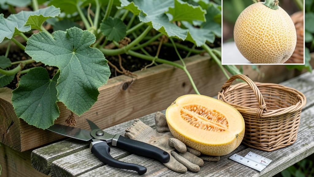 When to Harvest Cantaloupe: 3 Finger-Press Tests for Perfect Ripeness